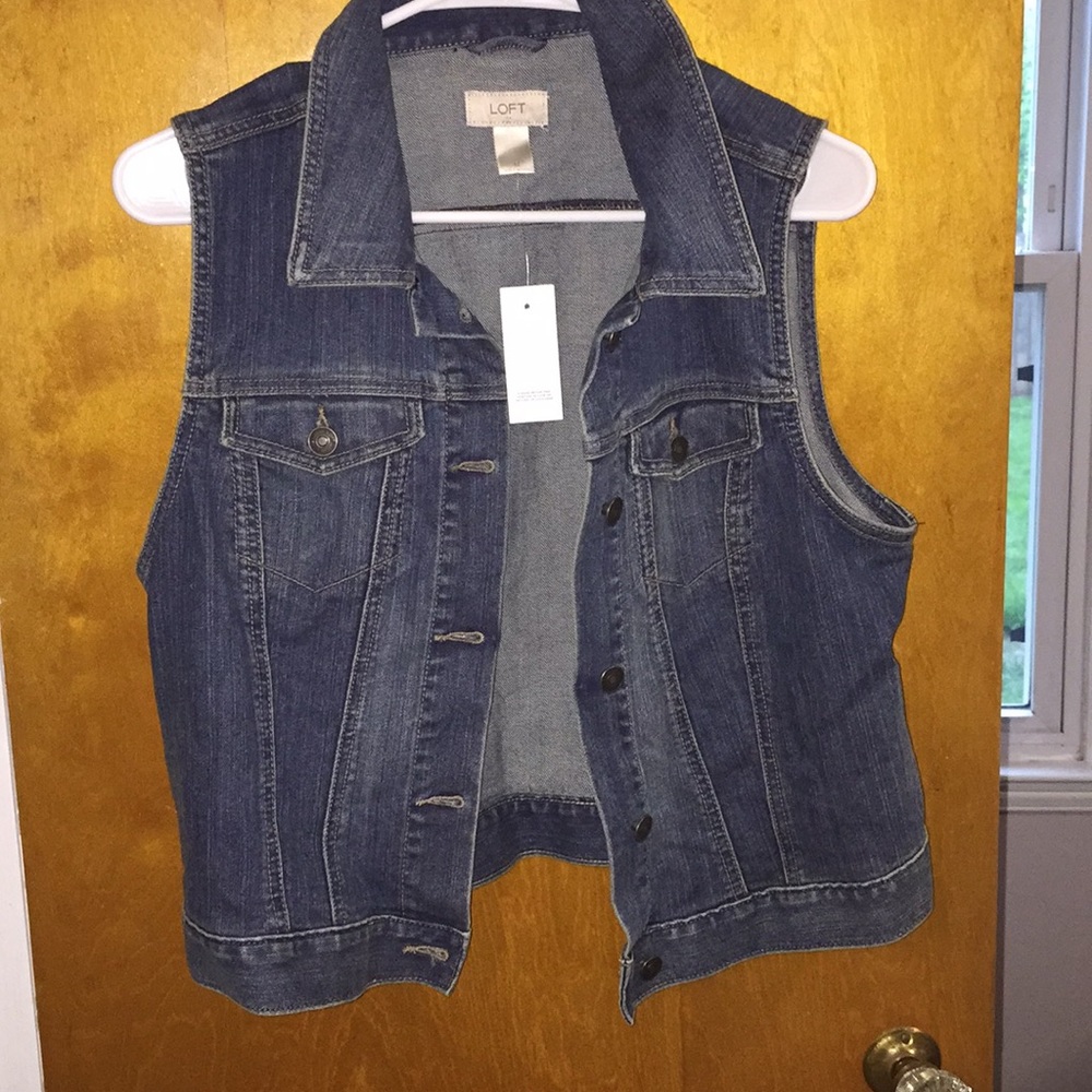 NWT Demin Vest